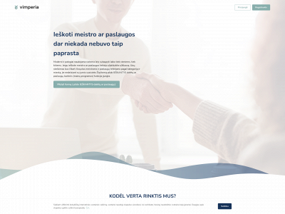 vimperia.lt snapshot