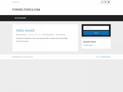 funneltopics.com snapshot