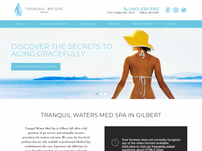 www.tranquilwatersmedspa.com snapshot