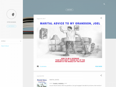 maritaladvicetomygrandsonjoel.com snapshot