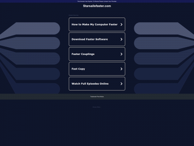 www.starsailsfaster.com snapshot