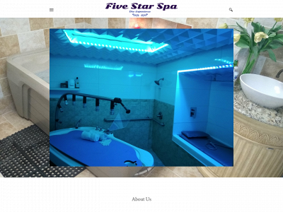 fivestarsaunaspa.com snapshot