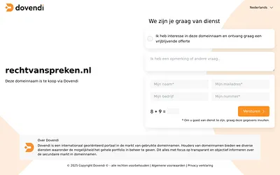 rechtvanspreken.nl snapshot