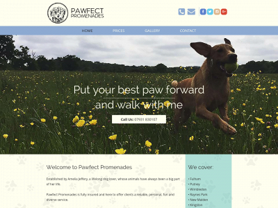 pawfectpromenades.co.uk snapshot
