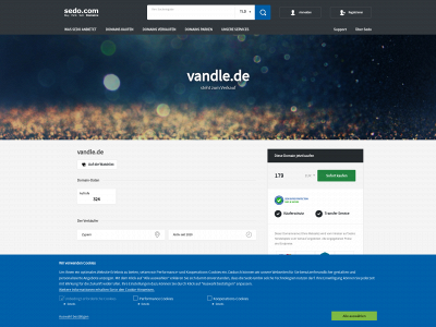 vandlemaison.com snapshot