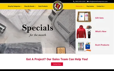 stormfrontpromo.com snapshot