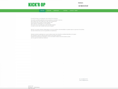 kickrop.be snapshot