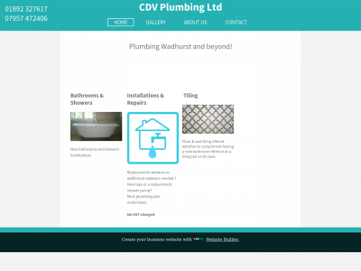 cdvplumbing.co.uk snapshot
