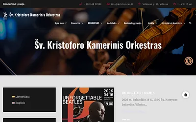 kristoforas.lt snapshot