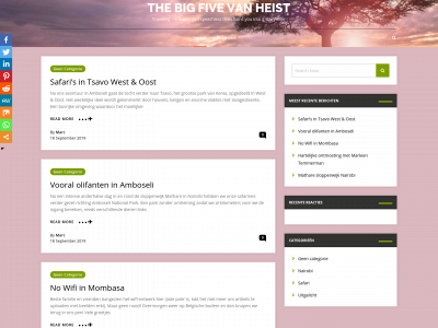 thebigfivevanheist.be snapshot