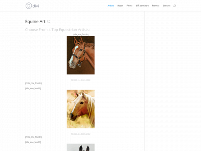 equestrianartist.com snapshot