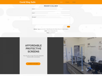 covidstaysafe.co.uk snapshot