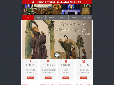 stfrancisgm.org snapshot