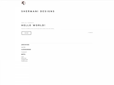 shermanidesigns.com snapshot