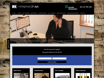 kk-entreprise.dk snapshot