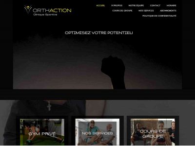 orthaction.com snapshot