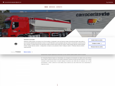 www.transportesretamalguijarro.es snapshot