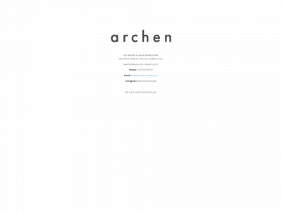 archen-studio.com snapshot