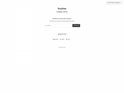 scythes.com snapshot