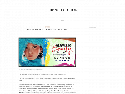 frenchcotton.co.uk snapshot