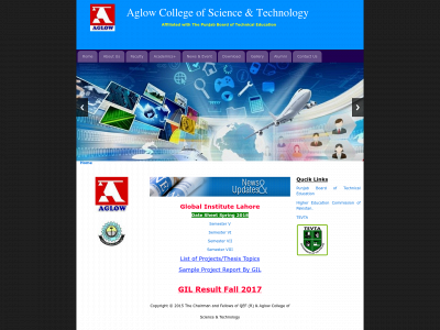 aglow.edu.pk snapshot