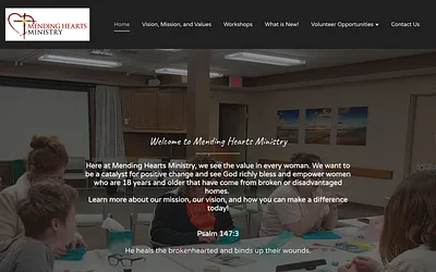 mendingheartsministry.net snapshot