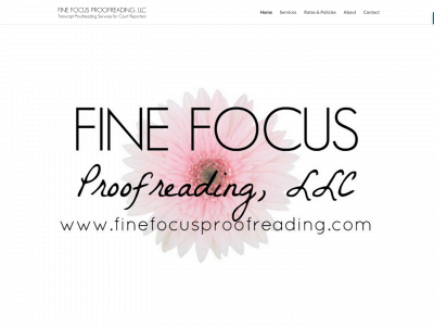 finefocusproofreading.com snapshot