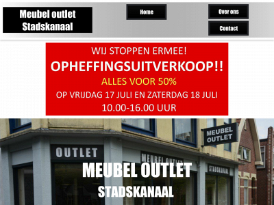 meubeloutletstadskanaal.nl snapshot