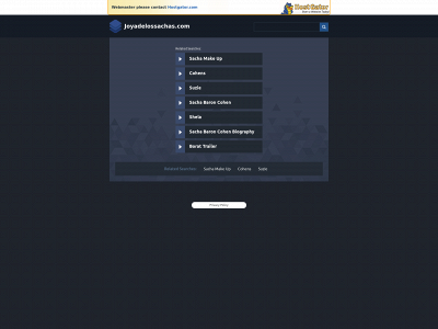 joyadelossachas.com snapshot