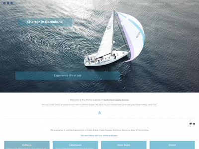 www.charteryachtpointbcn.com snapshot
