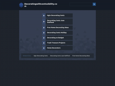 decoratingwithcentssibility.com snapshot