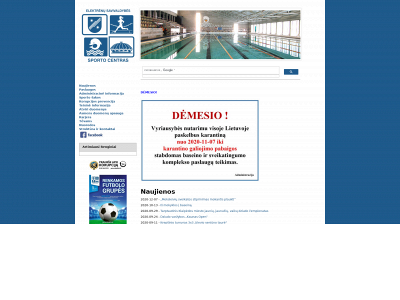 esportocentras.lt snapshot