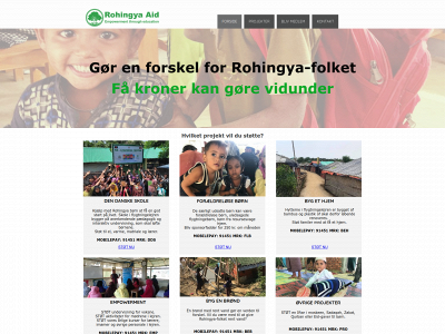 rohingyaaid.org snapshot