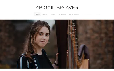 www.abrowerharpist.com snapshot