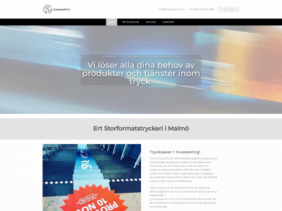 creativeprint.se snapshot