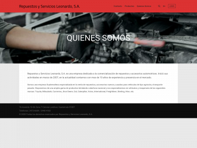 repuestosleonardo.com snapshot