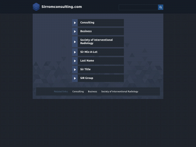 sirromconsulting.com snapshot