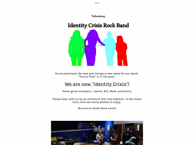 www.identitycrisisrockband.com snapshot