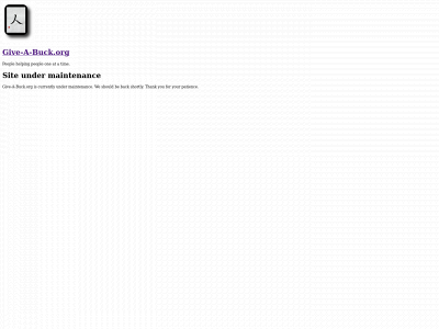 give-a-buck.org snapshot