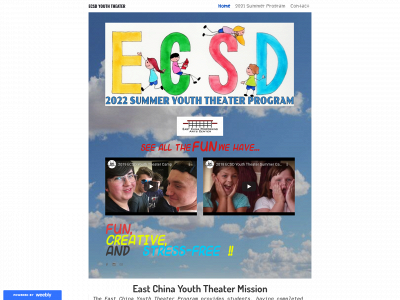 ecsdyouththeater.weebly.com snapshot