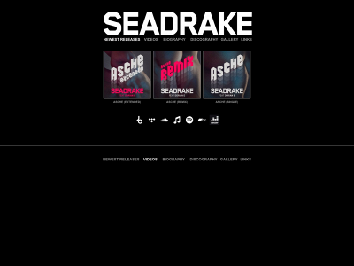 seadrakemusic.com snapshot