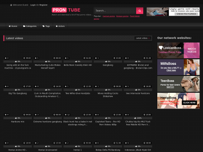 prontube.net snapshot