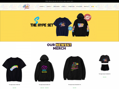 thehypehousemerch.com snapshot