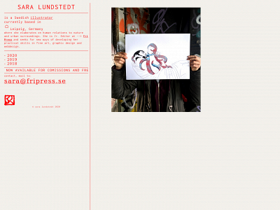 saralundstedt.com snapshot
