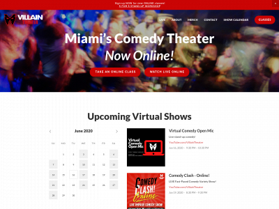 villaintheater.com snapshot