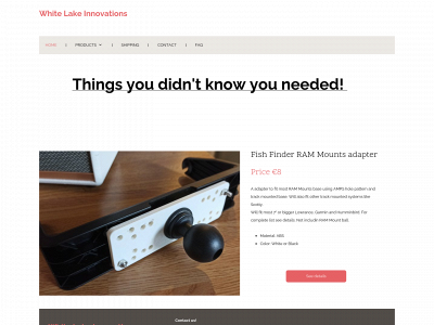 whitelakeinnovations.com snapshot