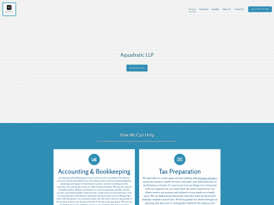 www.aquadraticllp.com snapshot