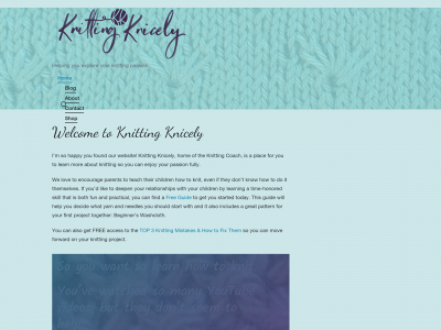 knittingcoachblog.com snapshot