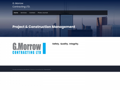 gmorrowcontracting.com snapshot