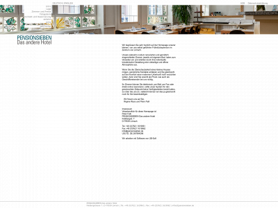 pensionsieben.de snapshot